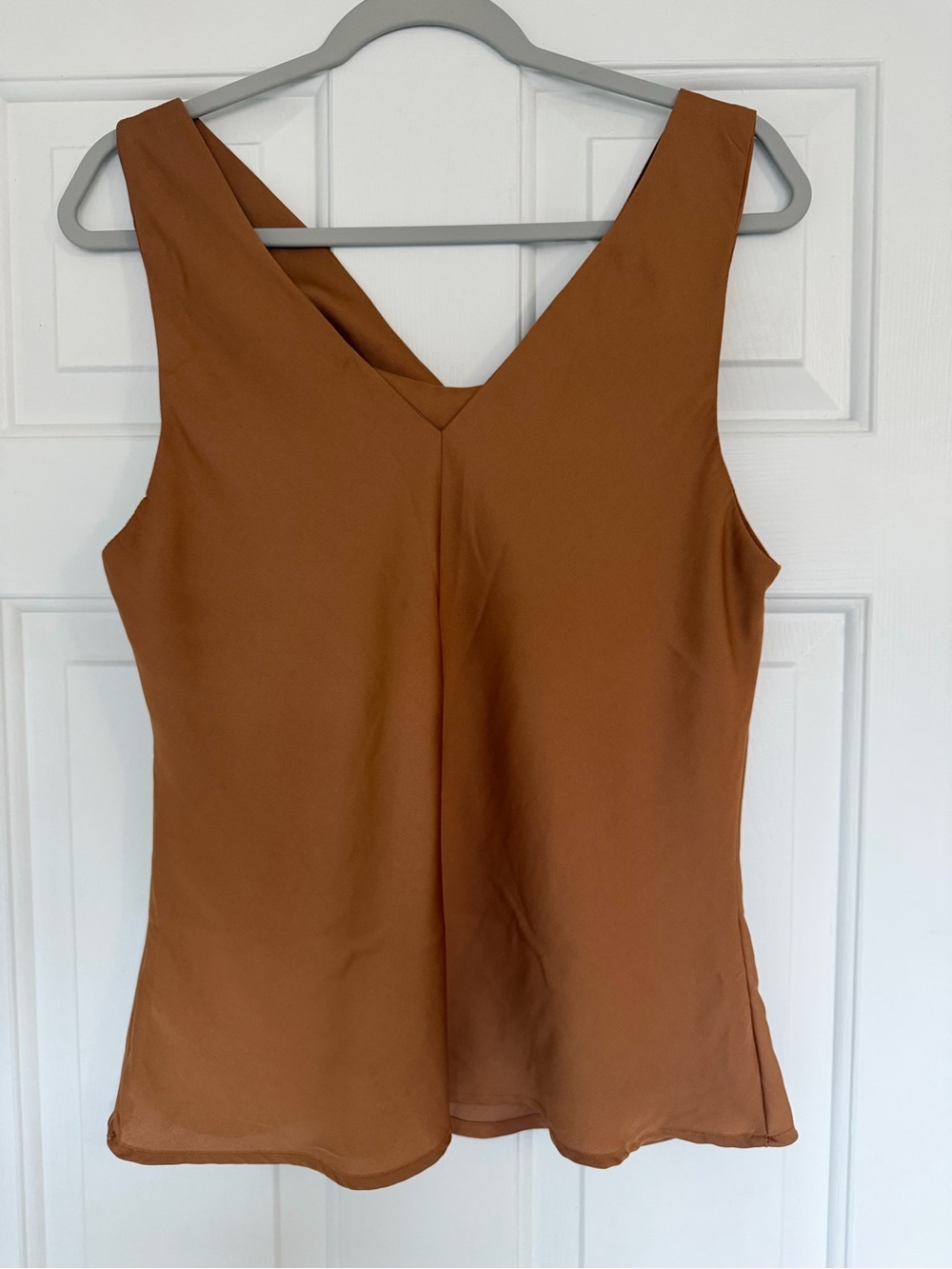 Petal & Pup Rust-Brown Cowl Neck Camisole - Picture 3 of 4
